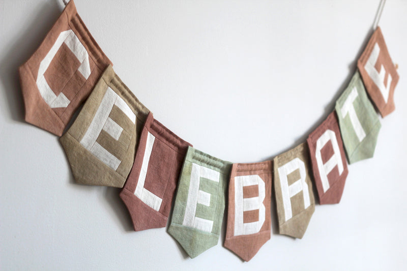 Letter Banner Pattern Letter Banner PDF Pattern – FRUX STUDIO