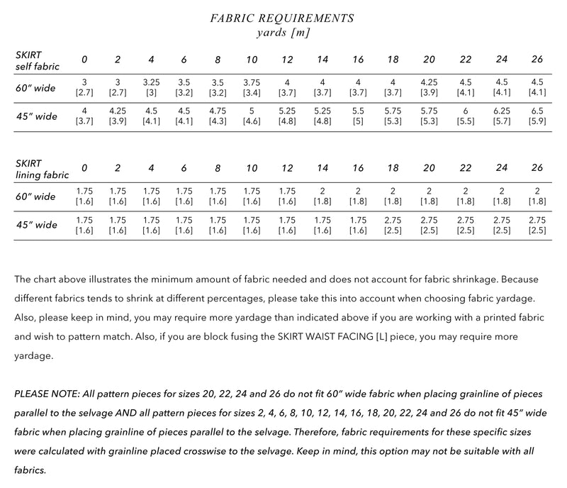 Women's Garden Skirt PDF Pattern