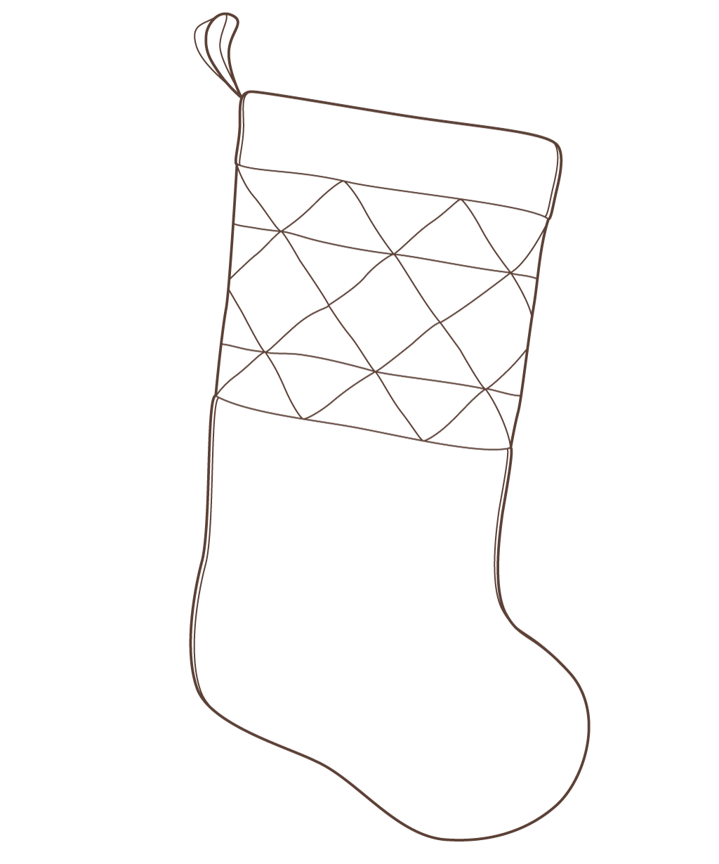Christmas Stocking PDF Pattern – FRUX STUDIO